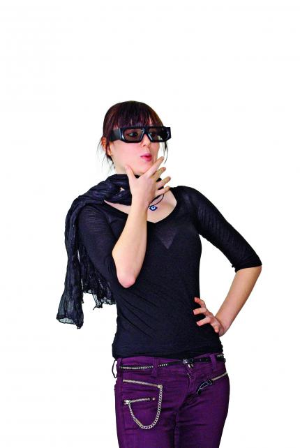 Auch Katha ist beeindruckt von 3D!