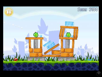 Angry Birds mit Zoom