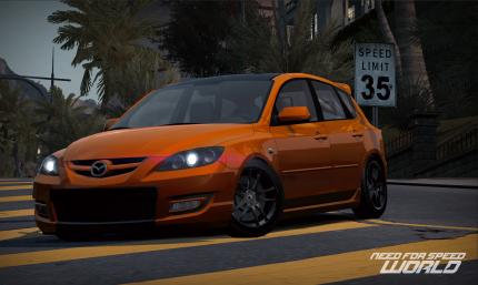 Der PC-Games-Code schaltet den Mazdaspeed 3 in Need for Speed World frei.
