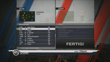 Mit der Aufstellung zu variieren kann sinnvoll sein, gerade wenn man nicht die gewünschten Spieler hat. 