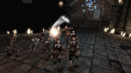 Das Kampfsystem in Fable 3 ist actionreich und intuitiv.