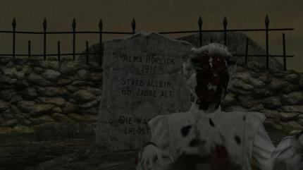 Auf jedem Friedhof erwartet euch ein spezieller, weil Namen tragender Zombie. Der verträgt aber auch nicht mehr als eine Kugel.