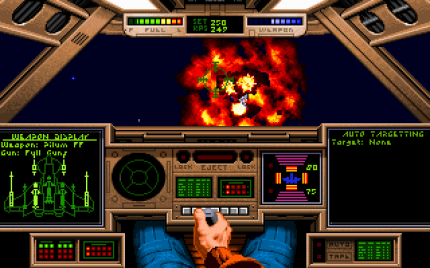 Wing Commander überzeugte durch tolle Grafik.