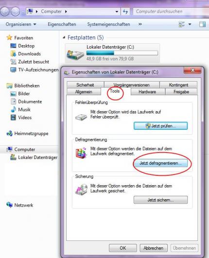 Defragmentieren