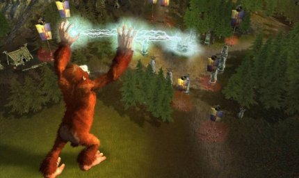 Immer wieder falsche Versprechungen: Black &amp; White sollte Molyneuxs bestes Videospiel überhaupt werden. Aber wie auch später bei Fable fanden viele versprochene Ideen letztlich nicht ins fertige Spiel.