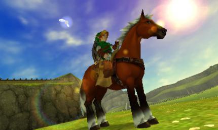 Auf dem Rücken Eponas erkundet ihr das Fantasyreich Hyrule. 