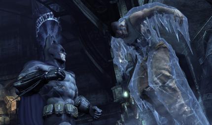 Mit den neuen Eisgranaten friert ihr eure Gegner in Arkham City ein.