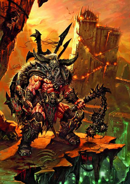 Der Barbar aus Diablo 3 beeindruckt durch seine pure Erscheinung.