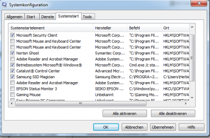 msconfig