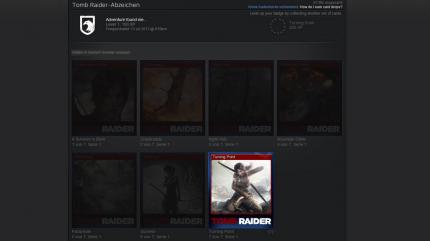 Tomb Raider-Kartenset.