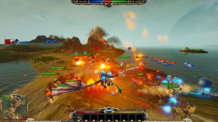Divinity: Dragon Commander im Test - Tolle Idee: Als Drache mit Jetpack brausen wir übers Schlachtfeld und unterstützen unsere Truppen.
