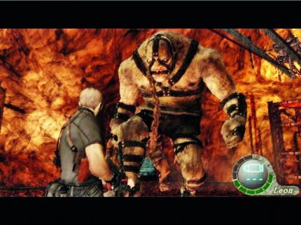 Groß, dick und schlagkräftig: Der Kampf gegen einen solch fetten Hünen wäre bei den Vorgängern von Resident Evil 4 definitiv weniger eindrucksvoll gewesen.