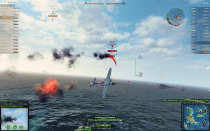 World of Warplanes: Luftkampf: Mann gegen Mann, Maschine gegen Maschine: Die eigentliche Essenz des Spiels.