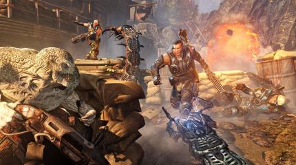 Im Multiplayer-Modus geht es in der Gears of War-Serie traditionsgemäß zünftig zur Sache!