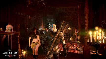 The Witcher: Auch das ist the Witcher - nach all dem Grusel und Gemetzel gehören auch andere Etablissements zum Alltag.