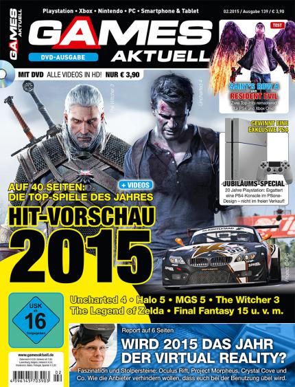 Die Games Aktuell 03/2015 mit der großen Hit-Vorschau auf 40 Seiten - jetzt im Handel erhältlich!