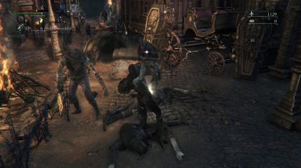 Zu Beginn des Spiels hat man die Wahl zwischen drei Waffen: Einer Axt für Strength-Builds, ein Gehstock für Dex-Spieler und den Wertezwitter Saw Cleaver.