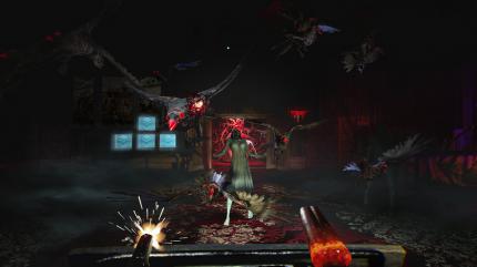 Arcadig: Die Schießerein in Until Dawn: Rush of Blood fallen simpel aus. Doch für ein halbes Stündchen ist die Geister-Ballerbude perfekt geeignet.