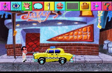 Sex aus dem Hause Sierra: Leisure Suit Larry (im Bild: das VGA Remake von 1991) treibt nicht wenigen Spielern die Schamesröte ins Gesicht. Und auf dem Cover von Softporn Adventure ist die halbnackte Roberta Williams abgebildet.