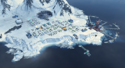 Anno 2205: Ihr besiedelt auch die eiskalte Arktisregion.