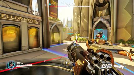 Sprengstoffbesessen: Junkrat jagt seine Gegner mit Granatwerfern oder einer Reifenbombe in die Luft. Haltet euch von ihm fern! Auch nach seinem Tod, denn er hinterlässt Granaten. (PC)