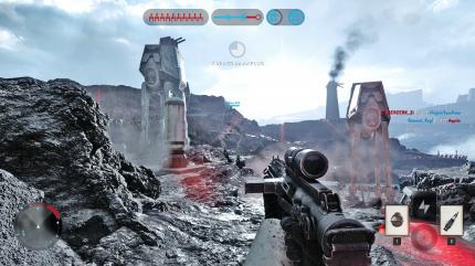 Y-Wings im Anflug: Im Kampfläufer-Modus geht die Post ab - die epischen Gefechte 20 vs. 20 haben uns am meisten Spaß gemacht. (PC)