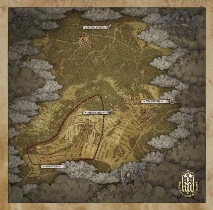 Hier seht ihr das bisherige Alpha-Spielgebiet (rote Markierung) und das im Vergleich dazu deutlich größere Areal der Beta.