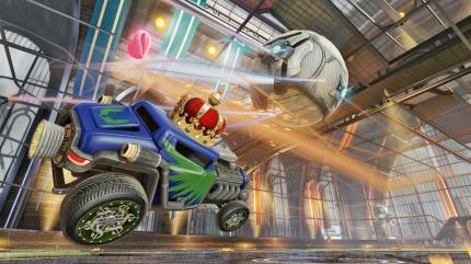 Rocket League: Autoball im Multiplayer-Modus.