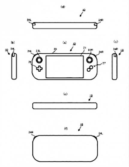 Konzept: Die Zeichnung soll die Technik des neuen Nintendo-Pads lediglich visualisieren. Es könnte auch anders aussehen. (Nintendo NX)