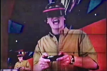 Viel Lärm um nichts: Sega warb 1993 lautstark für seine eigene VR-Brille, die Spielhallen und Wohnzimmer erobern sollte. Die Heimversion erschien nie, die Spielhallenfassung wurde ein Flop. (Sega VR)