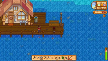 Um zur Insel zu gelangen, repariert ihr zunächst das Boot von Angelprofi Willy.