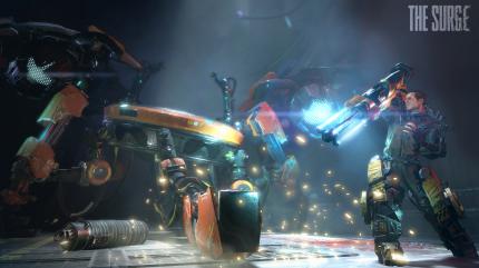Der Bosskampf gegen eine riesige Drohne bildete den Höhepunkt der The Surge Demo, die wir uns in Paris anschauen konnten.