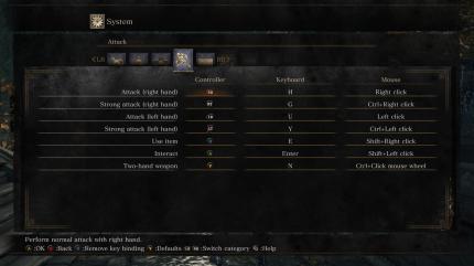 Die Tastenbelegung für Keyboard und Gamepad können Spieler in Dark Souls 3 ihren Wünschen entsprechend konfigurieren.