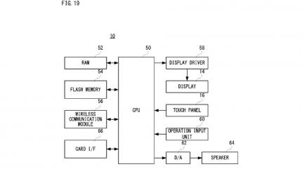 Ein weiteres Patent aus dem Jahr 2014 beschreibt den Aufbau einer klassischen Konsole: Arbeitsspeicher, Festplatte, Grafikchip und so weiter -, die unterstützt wird von optionalen Support-Geräten.