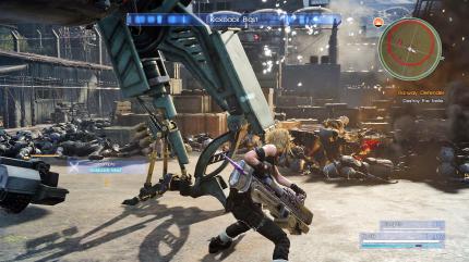 Gemeinsam sind wir stärker: Die KI-Kollegen kämpfen automatisch, man kann ihnen aber auch Kommandos geben und so Spezialattacken ausführen. (PS4)