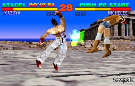 3D-Power: Tekken beeindruckte 1994 mit detaillierten Texturen und Lichteffekten.
