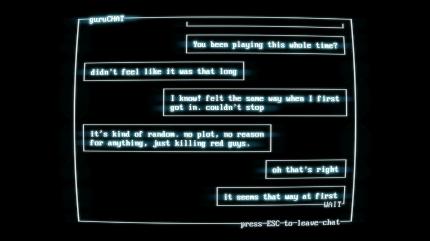 Chatroulette: Macht euch während der Zwischensequenzen auf einige WTF-Momente gefasst, die selbst den Gamecube-Klassiker Eternal Darkness in den Schatten stellen. (PC)