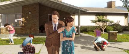 Beyond: Two Souls: Wissenschaftler Nathan Dawkins (Willem Dafoe) ist für die übernatürlich begabte Jodie Holmes (Ellen Page) ein väterlicher Freund. (PS4)