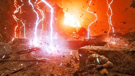Wetterkapriolen: Stürme und Blitze nehmen Einfluss auf den Kampfverlauf. (Xbox One)