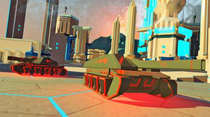 Battlezone: Die Grafikschwächen von PS VR fallen bei diesem charmanten Retro-Remake logischerweise weniger ins Gewicht. (PS4)