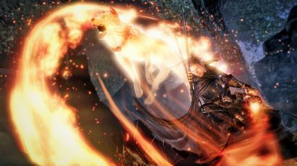 Expecto Patronum: Im Todesfall bunkert unser Schutzgeist die bis zu diesem Zeitpunkt angehäuften Erfahrungspunkte an der Stelle unseres frühzeitigen Ablebens. Sterben wir auf dem Weg dorthin ein weiteres Mal, sind sie endgültig futsch. (PS4)