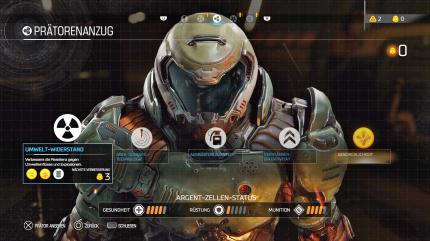 Crafting: Neben den Waffen-Upgrades gibt es auch Verbesserungen für euren Anzug. (PS4)