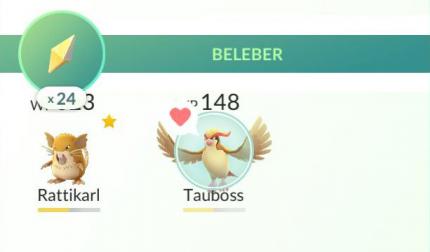 Wählt Trank oder Beleber aus und euch wird automatisch angezeigt, auf welche Pokémon ihr sie anwenden könnt.