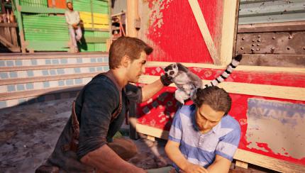 Streicheleinheit: 
Tierliebe Figuren erzeugen immer Sympathie. Nate schreibt sogar in sein Tagebuch, dass er Elena fragen wird, ob er sich einen Lemuren zulegen darf ... (PS4)