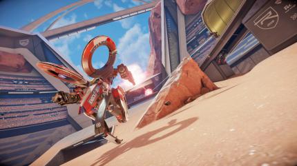 Zu immersiv: 
Der Mech-Shooter Rigs gehört zu den Titeln, bei denen einem spätestens nach einer halben Stunde übel wird. Hier müssen die Macher noch die Verträglichkeit optimieren! (PS4)