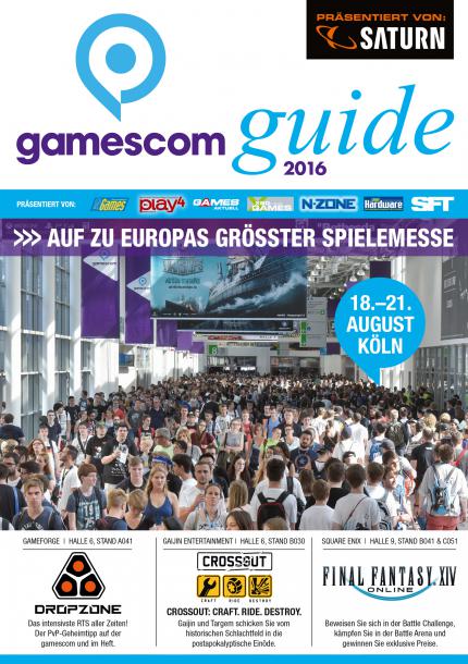 32-seitiger Gamescom Guide: Gratis in der Games Aktuell 09/2016