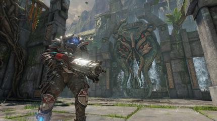 Kosmetische Gegenstände als Belohnung nach Levelaufstiegen? An dem Fortschrittssystem in Quake Champions arbeiten die Entwickler von id Software noch.