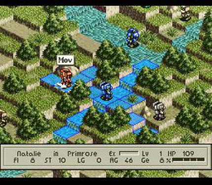 Obwohl die Menüs von Front Mission (SNES) Englisch sind, wurde der Rest des Texts erst in der DS-Umsetzung übersetzt. Fürs SNES-Original gibt es aber einen Patch.