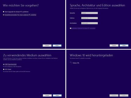 Windows 10 herunterladen