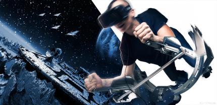 Fantastische Illusion: 
Icaros ist eine Apparatur, mit der man, in Verbindung mit Samsung Gear VR, durch den Weltraum und andere Szenerien fliegen kann. Ein Menschheitstraum wird wahr!